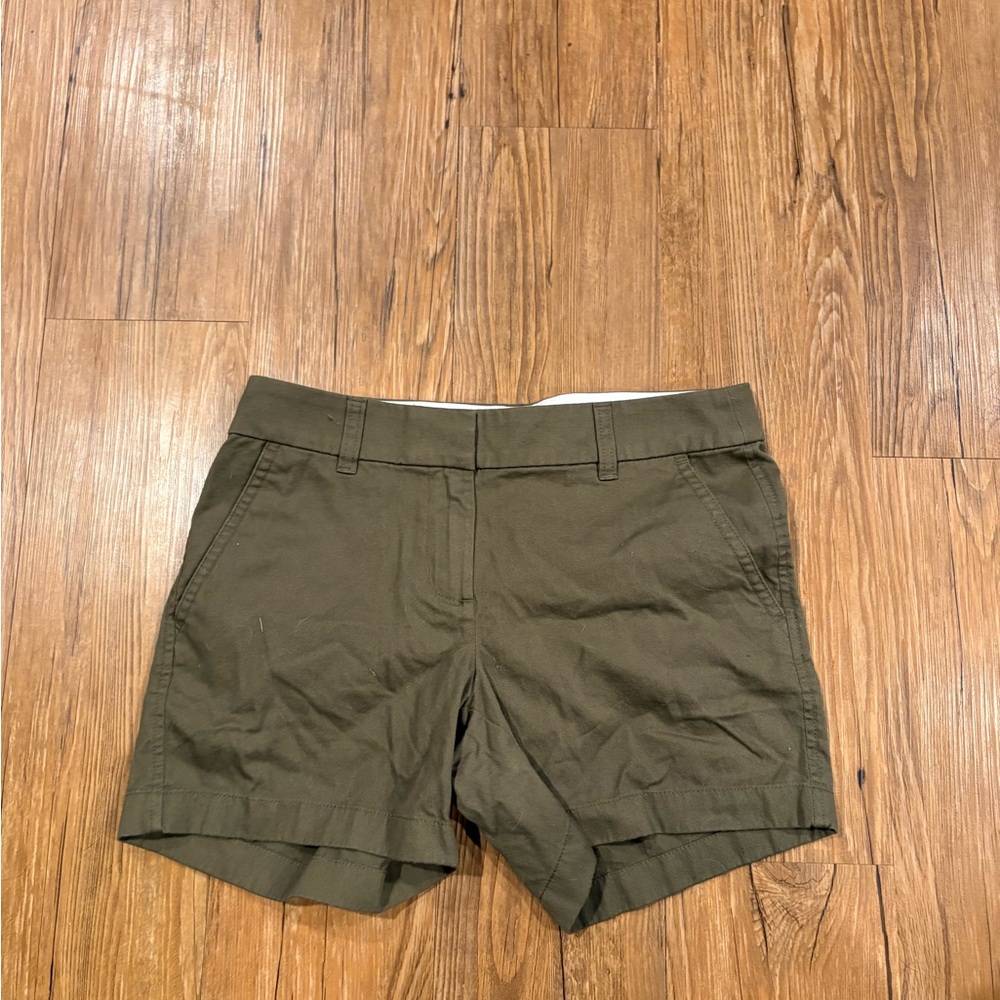 J. Crew Dark Olive Women's Cargo Shorts